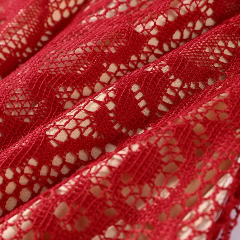 שמלת מידי תחרה דגם-אשלי