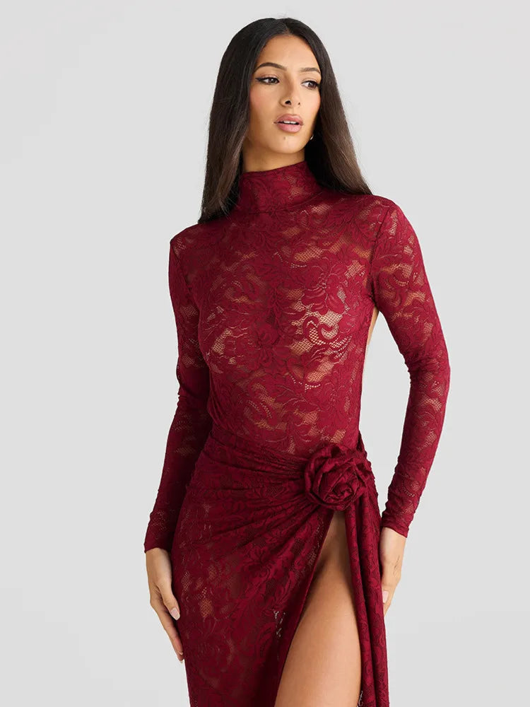 סט תחרה דו-חלקי ליציאות-דיימי