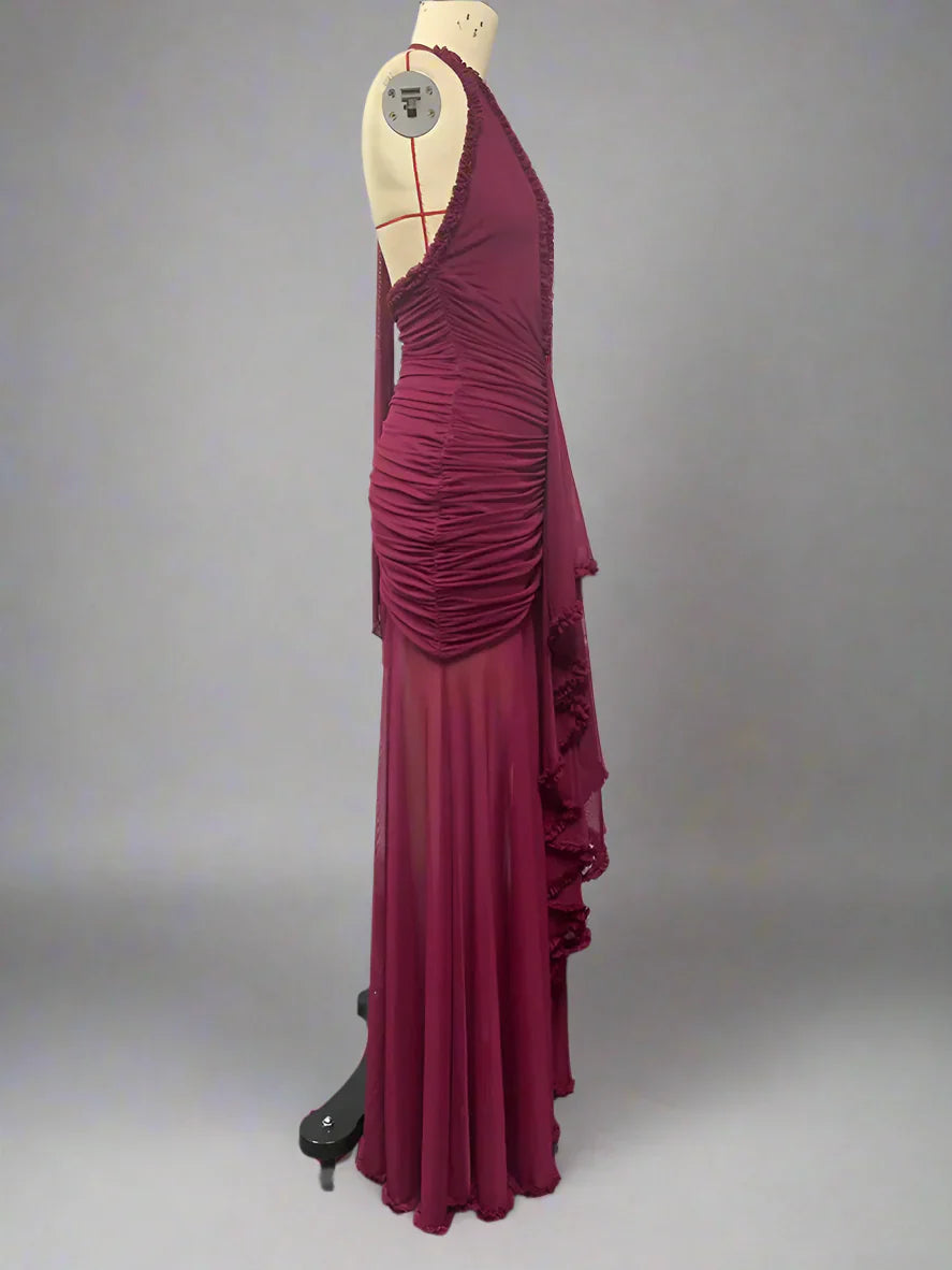 שמלת ערב אלגנטית-לייני