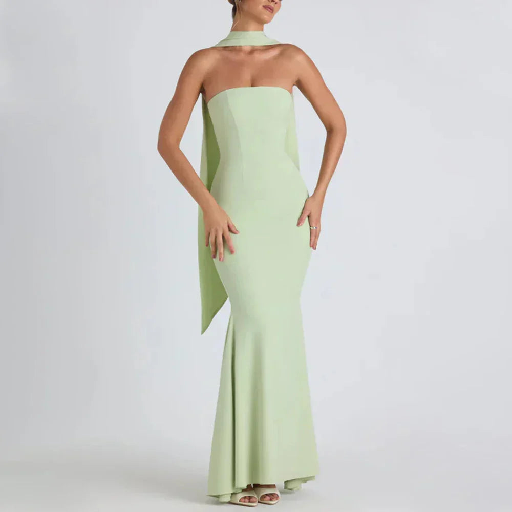 ג׳ולייט – שמלת מקסי סטרפלס