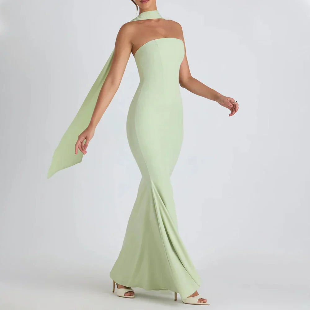 ג׳ולייט – שמלת מקסי סטרפלס