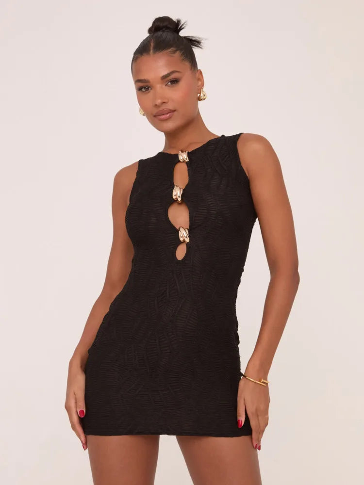 שמלת מיני נועזת-רובי