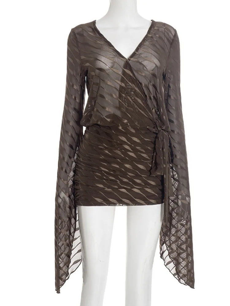 שמלת מיני דגם-סקרלהט