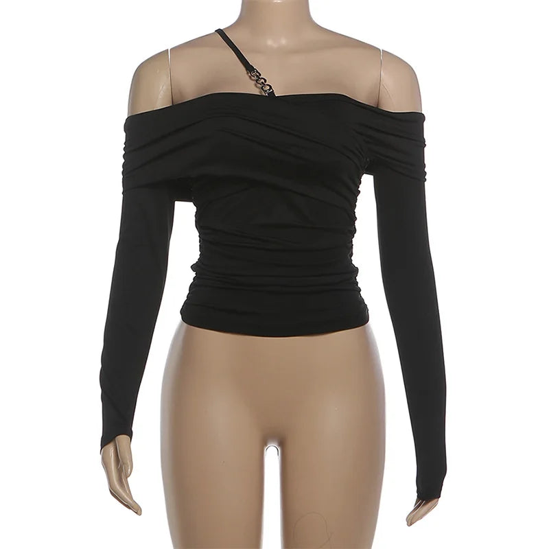 טופ אוף-שולדר דגם-אלינה