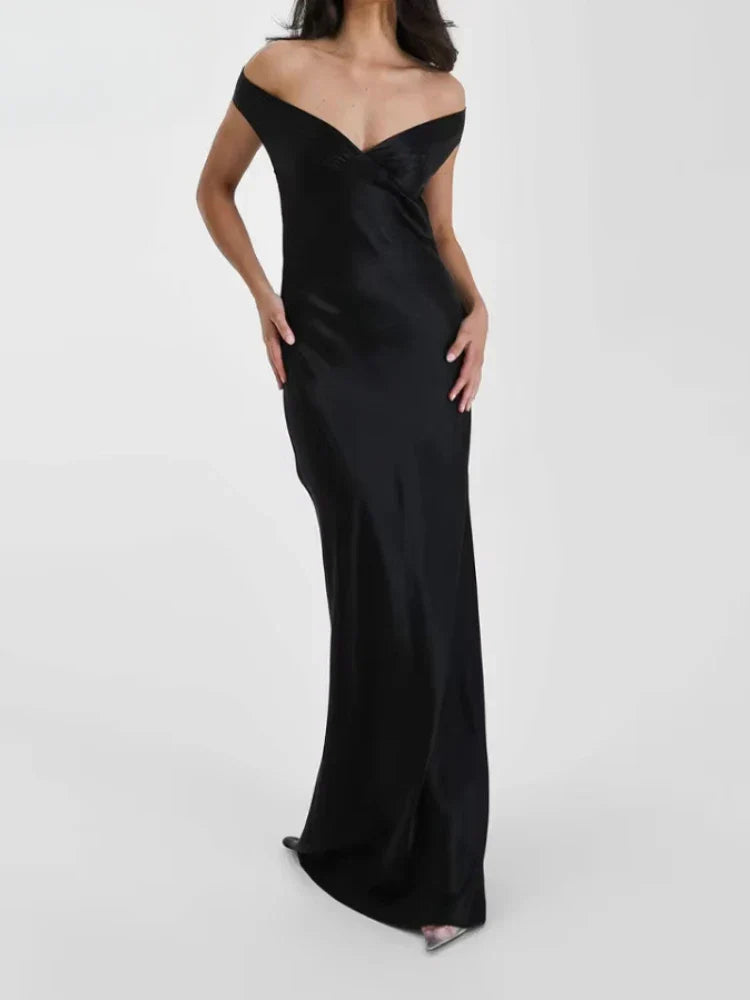 שמלת סאטן סטייל-דייזי