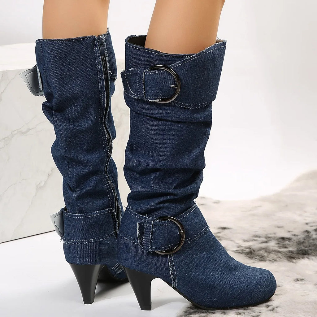 מגפי עקב דגם נעה