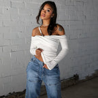 טופ אוף-שולדר דגם-אלינה