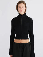 סוודר קרדיגן עם רוכסן-איזבל