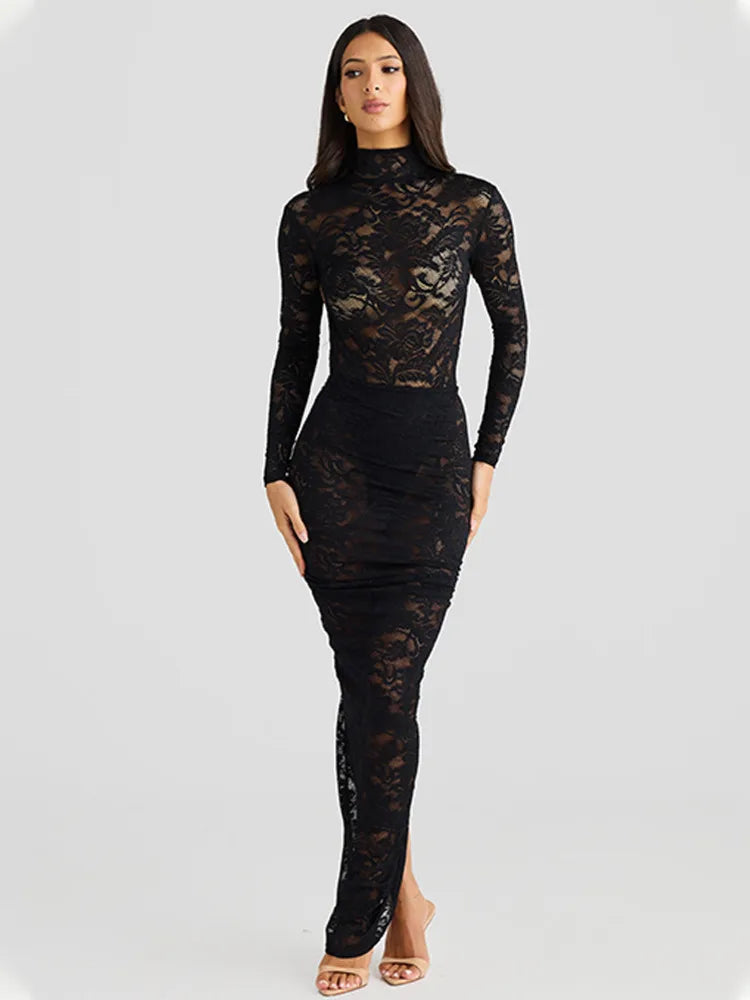 סט תחרה דו-חלקי ליציאות-דיימי