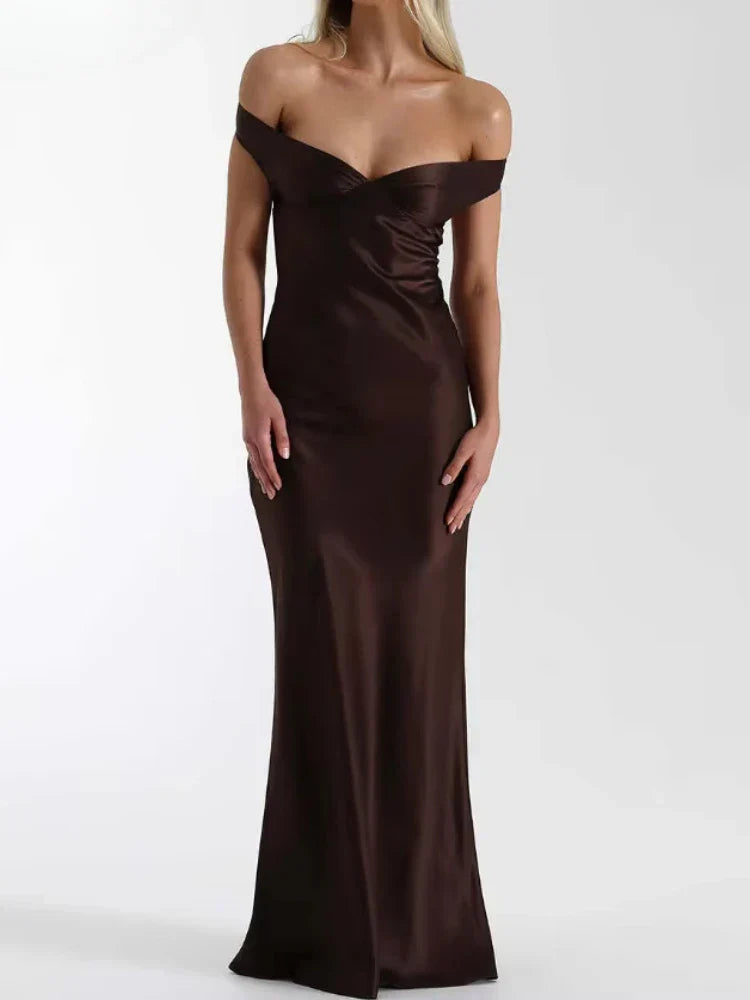 שמלת סאטן סטייל-דייזי