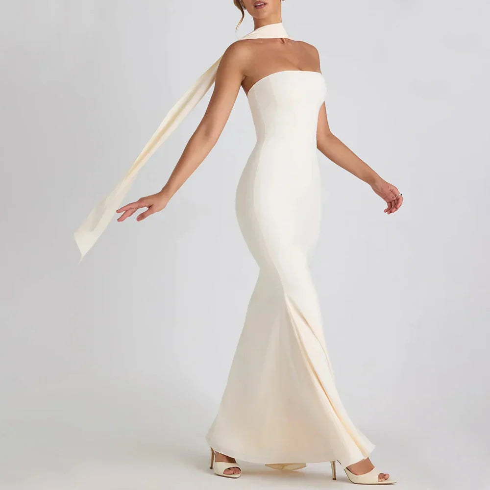 ג׳ולייט – שמלת מקסי סטרפלס