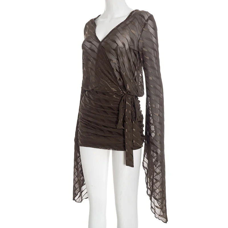 שמלת מיני דגם-סקרלהט