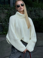 סוודר אוברסייז-אוליביה