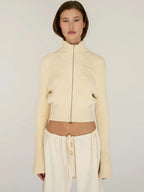 סוודר קרדיגן עם רוכסן-איזבל